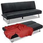 VECELO Modern Couch Convertible Sof