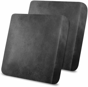 molasofa Leather Look Couch Cushion Covers, Stretch Sofa Cushion Covers for Sectional Armchair Loveseat Protector,Replacement Seat Cushion Slipcovers, Machine Washable (2 Cushion Loveseat, Dark Grey)