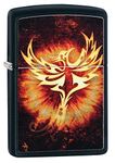 Zippo Phoenix Design Black Matte Pocket Lighter