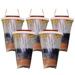 Fly Trap Bags,Fly Trap Outdoor Disposable,Fly Catcher, Fly Traps (5PACK)
