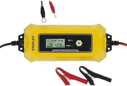 STANLEY 201870 Smart Battery Charger 6/12v – 4Amp