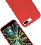 eplanita Eco iPhone 7/8/SE 2020 2022 Mobile Phone Case, Biodegradable and Compostable Plant Fibre and Soft TPU, Drop Protection Cover, Eco Friendly Zero Waste (iPhone 7/8/SE 2020 2022, Red)