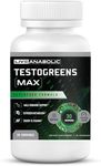 Live Anabolic - TestoGreens Max - Men’s Daily Greens Capsule Supplement, Natural Male Hormone Support, Enhanced Energy & Stamina