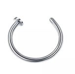 8mm titanium open nose ring