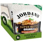 Jordans Granola Super Nutty | Breakfast Cereal | High Fibre | 4 Packs of 400g