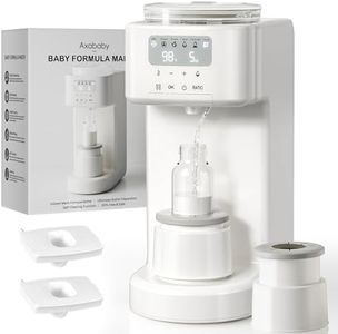 Axababy Advanced Baby Formula Dispenser with Automatic Mix & Clean, Fast Formula Maker with Accurate Sensors, Instant Warm Water, Moisture-Proof Design, Fits Most Bottles & Formula, Dishwasher-Safe