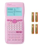 Graphing Calculator,IPepul Scientific Calculator 10 Modes /4 Graphing Functions,Desktop Math Calculatrice Scientifique for College Students,School Supplies for Middle High School Teachers (Pink)