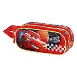 Disney Cars 3 Bumper-3D Double Pencil Case, Red, 22 x 9.5 cm