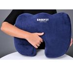 EASEFIT Orthopedic Coccyx Cushion Tailbone Support & Sciatica Pain Relief Hip Support Tailbone Pain Relief,Coccyx Seat Cushion (Blue, Pu Moulded Foam)