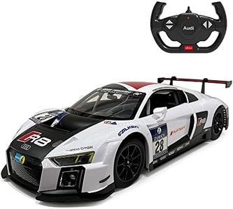 RASTAR Audi RC Car, 1/14 Audi R8 LMS Performance Sports Racing Remote Control Vehicle, White New Version