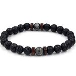 Harry and Henry Beaded Bracelet for Men Black Bracelet Healing Balance Bracelet Stretch Bracelet Mens Bracelet (1)