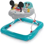 Bright Starts Disney Baby Mickey Mouse Original Bestie 2-in-1 Baby Activity Walker - Easy Fold Frame and Removable -Toy Station, 6 Months and up