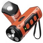 PetSpy N30 Dog Barking Control Device with Triple Ultrasonic Emitter with 49 Feet Range - Ultrasonic Anti-Barking Device with Flashlight (Orange)