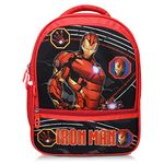 Stylbase Iron man Kids School Bags for Boys And Girls Printed Cartoon Waterproof Bag | Kids Backpack Ideal for ukg Nursery 1st class Ages 5-7 Years Boys And Girls (14 inches 18L)