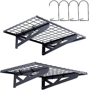 VEVOR Garage Storage Shelving, 2 Pack, 91.5 x 61 cm Heavy Duty Garage Shelves Wall Mounted, 226.8 kg Load Capacity(Total) Garage Storage Rack Floating Shelves, Suitable for Shop, Shed, Garage Storage