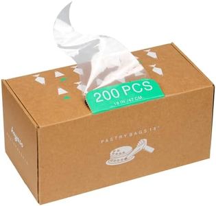 Kayaso Disposable Piping Bags, Cake Decorating Bags, Pack of 200 Pieces (18 Inch)