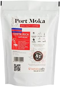 Café Port Moka - Café Costa Rica "La Pastora Café Mujer" (SCA 85) - Café Grano Tueste Natural | Café Especialidad | Café en Grano Arábica 100% | Paquete de 250 gr