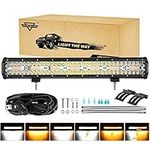 Auxbeam 20 Inch LED Light Bar, 6 Mo