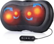 AERLANG Cordless Shiatsu Neck Back Massager Pillow with Heat, 3D Deep Tissue Kneading Massage for Shoulder,Neck,Back Massager for Home Office and Birthday Gifts for Women Men Mom Dad Fathers Day