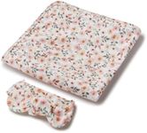 Snuggle Hunny Baby Wrap & Topknot Set, Soft Baby Swaddle Wrap - Jersey Wrap & Matching Topknot - Ideal Swaddle Wrap - Spring Floral Design