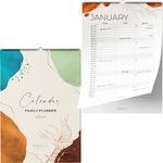 Calendar 2024 Modern Wall Calendar - Monthly 2024 Calander in A4 Portrait Format - Family Planner 2024 - Premium Annual Calendar for Easy and Efficient Planning from Milula Studios