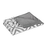 Navaris Grey/White Checked Pattern Heated Throw Electric Blanket 180 x 130cm Heated Blanket Machine Washable Electric Throw Overblanket 3HR Auto-Off Timer & 3 Control Heat Setting