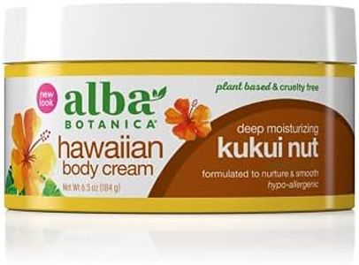 Hawaiian Kukui Nut Body Cream by Alba Botanica for Unisex - 6.5 oz Body Cream
