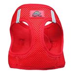 American River Ultra Choke-free Harness (Red, Medium (Chest 16-19 Weight 11-16 Lbs)) by Doggie Design