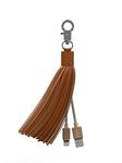 TAMO TA-TAESLC-1L Tassel Charger, Charm Mobile Accessory for Charging, Lightning, Leather