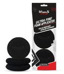 Wavex Ultrafine Foam Sponge Applicator for Tyre Dressing (Pack of 3 Black)