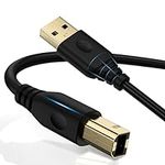 USB Printer Cable 6FT USB A to USB 