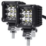 LED Light Pods 2'' 27W Mini Spot Beam 12V Motorcycle Driving Cubes Fog Light for Backup Truck SUV Boat Off Road