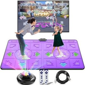 FWFX Wireless Dance Mat for Kids and Adults, Exercise Dance Pad Game for TV