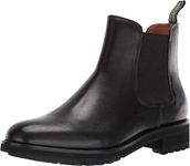 POLO RALPH LAUREN Bryson Leather Chelsea Boot, Black, 10