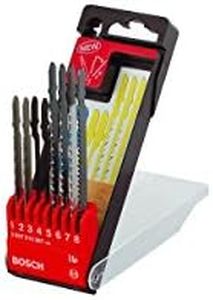 Bosch Accessories 8-Piece BIM Jigsaw Blade Set (Wood, Metal, Plastic, T-Shank, Accessories for Jigsaw)