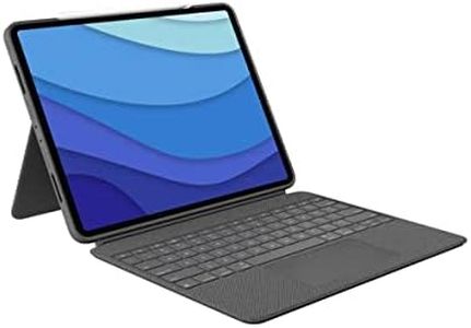 Logitech Combo Touch iPad Pro 11-inch (1st, 2nd, 3rd, 4th gen - 2018, 2020, 2021, 2022) Keyboard Case - Detachable Backlit Keyboard, Click-Anywhere Trackpad