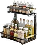 Under Sink Storage & Organisation,Under Sink Organiser, Under Bathroom Cabinet Storage 2 Tier Kinchen Sink Organiser Rack,Height Adjustable Under Sink Organizers,Slide out Pull out Organisation