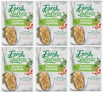 Concord Foods Potato Topping: Elevate Your Potatoes with Crunchy Flavor - Versatile Blend of Ingredients for Baked, Boiled, or Mashed Potatoes, 1.1 oz pouch (Pack of 6)