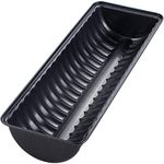 webake Almond Cake Pan Non-Stick Ciabatta Breaf Loaf Tin Carbon Steel Baking Mould 33 x 10 cm