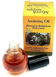 Zuluf Myrrh Mirra Anointing Oil Jerusalem Glass Bottle anointing Oil from Jerusalem - NPER020