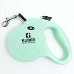 Kuber Industries Automatic Retractable Dog Leash with Anti-Slip Handle, One-Handed Brake- Green