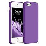 kwmobile Case Compatible with Apple iPhone SE (1.Gen 2016) / iPhone 5 / iPhone 5S Case - TPU Silicone Phone Cover with Soft Finish - Orchid Purple