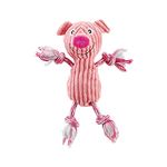 Outward Hound Ranch Roperz Pig Plush Squeaky Dog Toy