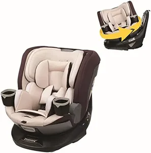 Safety 1st Turn and Go DLX Rotating Car Seat 360°, Revolve 360 Car Seat, All in One Car Seat with Seat Rotation, Dunes Edge