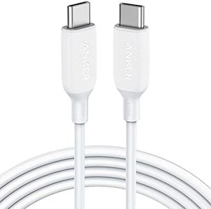 Anker Powerline III USB C to USB C Charger Cable 100W 6ft 2.0, Type C Charging Cable for iPad Mini 6, iPad Pro 2020, iPad Air 4, MacBook Pro 2020, Galaxy S20 Plus S9 S8, Pixel, Switch, LG V20