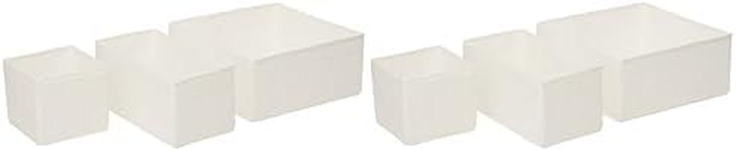 Ikea – Set di 6 scatole skubb in 3 Misure Diverse – Bianco
