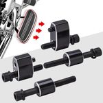 KEMIMOTO 1 Inch Driver Floorboard Extensions Floorboard Spacer Extenders Kit For 2009-2024 2025 Touring Road King Road Glide 2009-2013 FL Trikes Include Bolts and Spacers