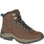 Merrell Women's Vego Mid LTR Leisure Time and Sportwear Boots, Dark Earth/B.Blue (Multicolor), 7.5 UK