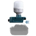 Cordless LED Work Light for Makita with LED Bulb, URUN 12W 1300LM Handheld LED Flashlight for Makita 18V Max 6500K Cool White Light for Camping Hiking