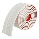 Flexible Skirting Board,3M Self Adhesive Foam Baseboard Peel and Stick Wall Base Moulding Trim Strips for Floor Wall Base Cove